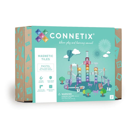 Connetix Pastel 106pc Ball Run Pack