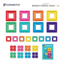 Load image into Gallery viewer, Connetix 48pc Bright Portal Pack
