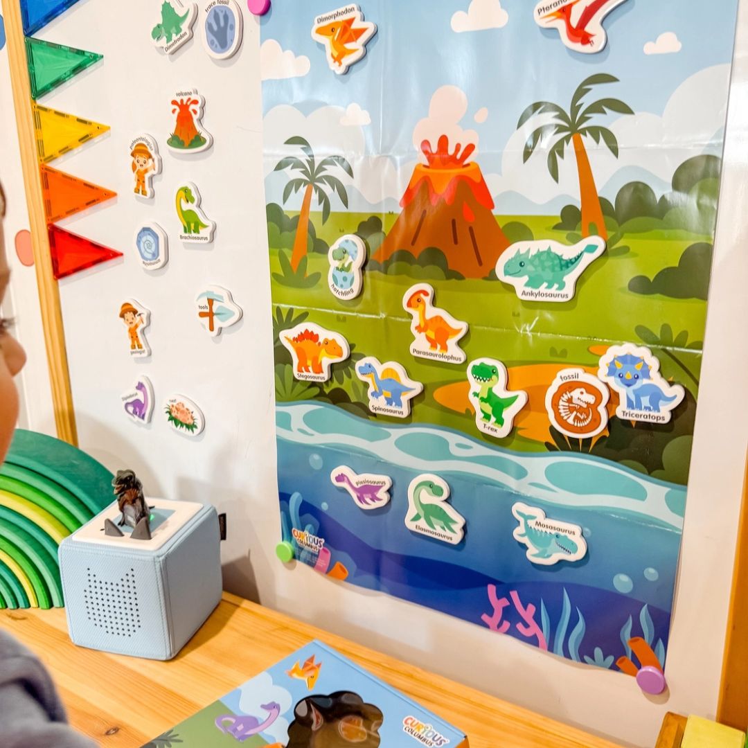 Curious Columbus Magnetic Dinosaurs