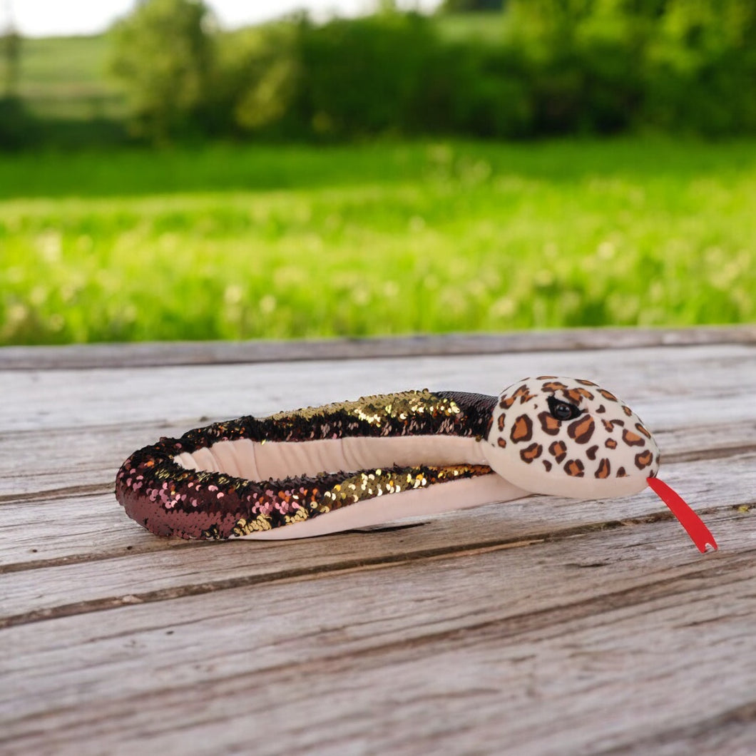 Wild Republic Jumbo Sequin Snake (Assorted)