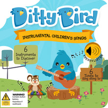 Load image into Gallery viewer, Ditty Bird Instrumental Children&#39;s Songs Board Book
