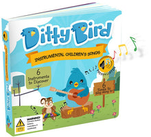 Load image into Gallery viewer, Ditty Bird Instrumental Children&#39;s Songs Board Book
