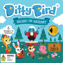 Load image into Gallery viewer, Ditty Bird Music of Mozart Board Book
