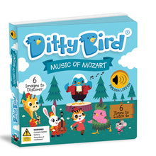 Load image into Gallery viewer, Ditty Bird Music of Mozart Board Book
