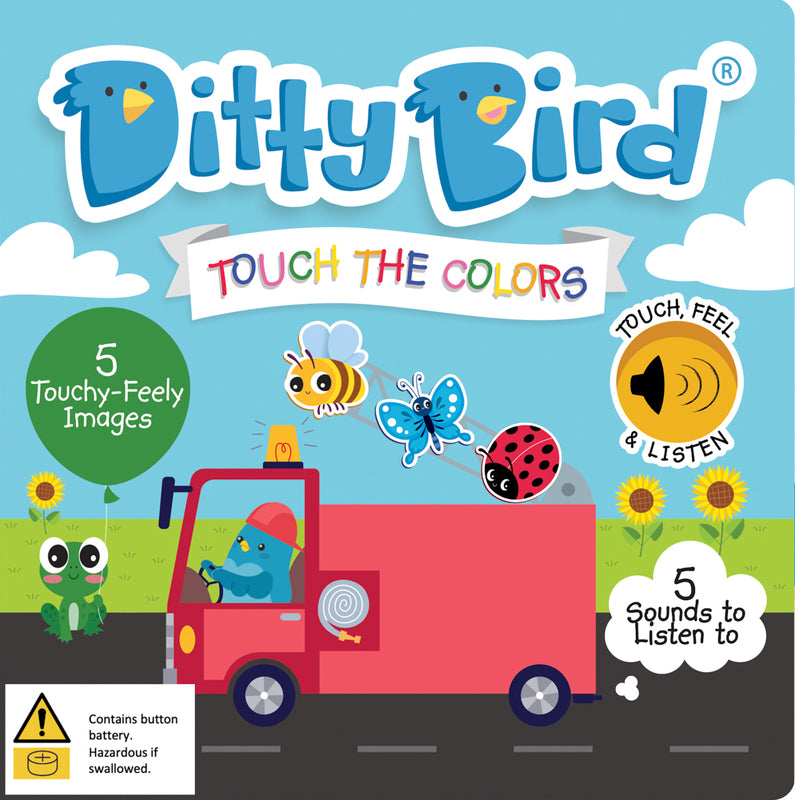 Ditty Bird Touch the Colours Board Book