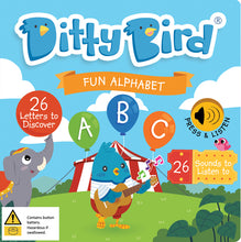 Load image into Gallery viewer, Ditty Bird Fun Alphabet Board Book
