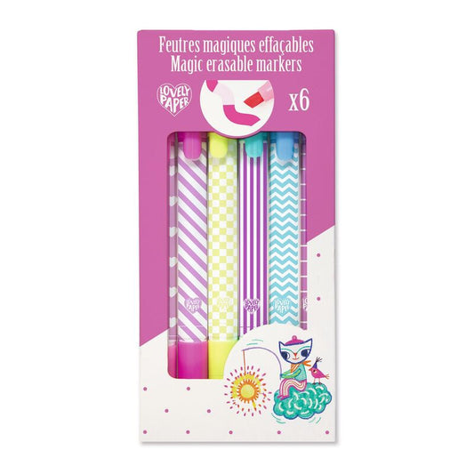 Djeco Patterned Magic Erasable Markers