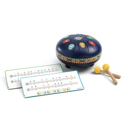Djeco Animambo 16cm Steel Tongue - Dark Blue Drum