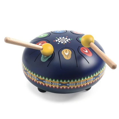 Djeco Animambo 16cm Steel Tongue - Dark Blue Drum
