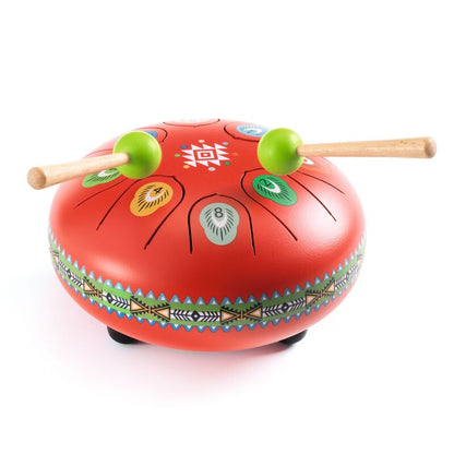 Djeco Animambo 16cm Steel Tongue - Red Drum