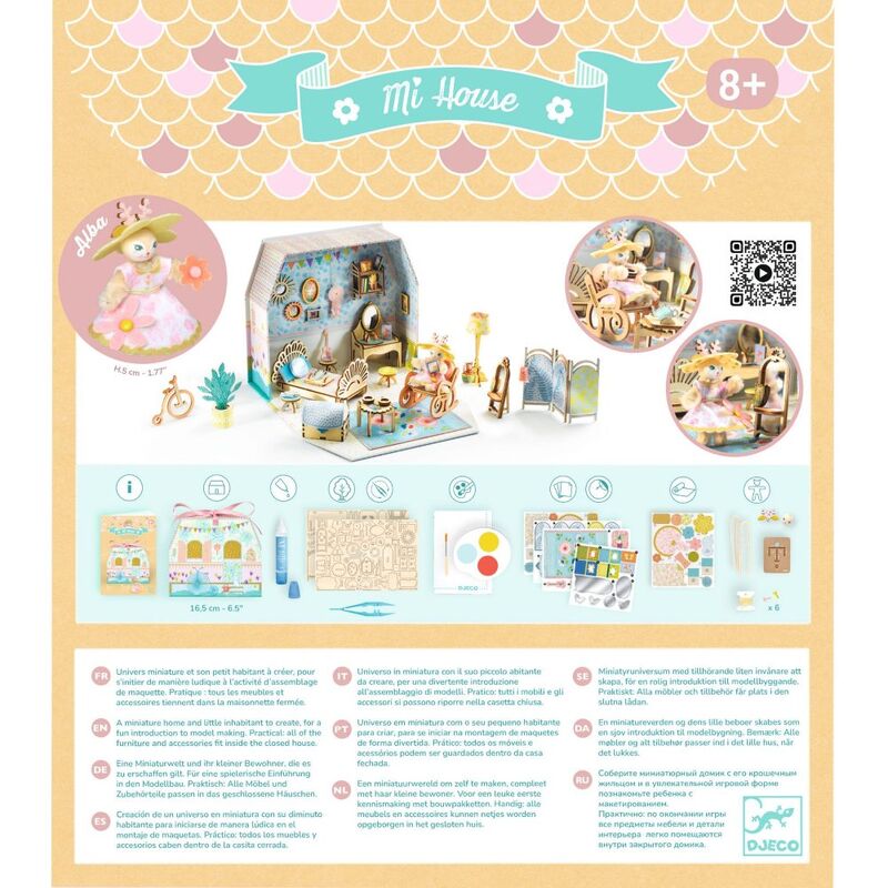 Djeco Mi House Model-making Minature Home Kit - Alba