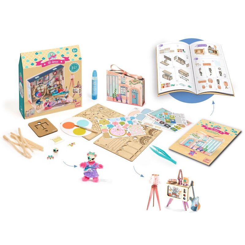 Djeco Mi House Model-making Minature Home Kit - Stella