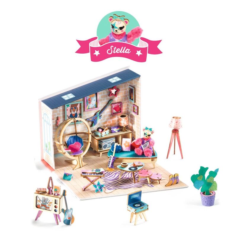 Djeco Mi House Model-making Minature Home Kit - Stella
