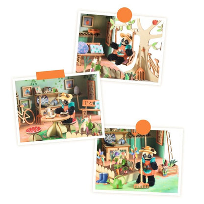 Djeco Mi House Model-making Minature Home Kit - Olive