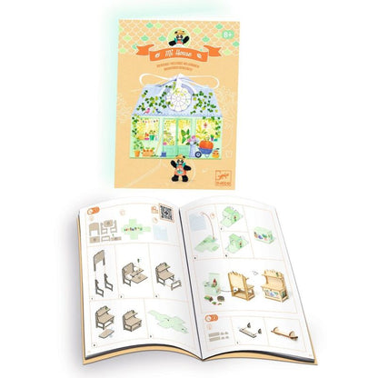 Djeco Mi House Model-making Minature Home Kit - Olive