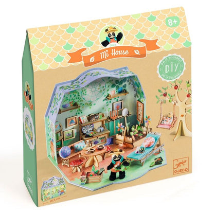 Djeco Mi House Model-making Minature Home Kit - Olive