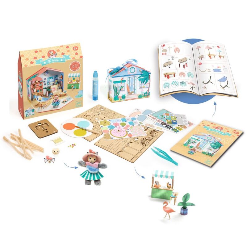 Djeco Mi House Model-making Minature Home Kit - Mia