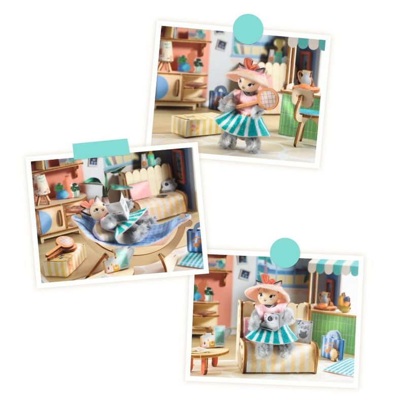 Djeco Mi House Model-making Minature Home Kit - Mia