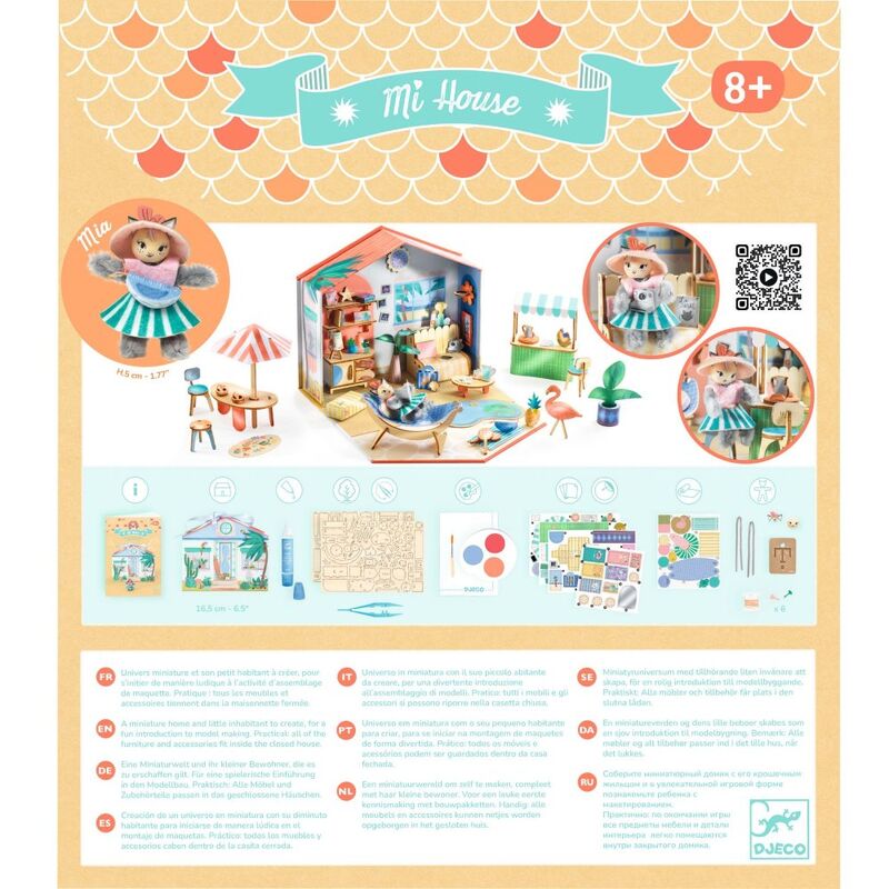 Djeco Mi House Model-making Minature Home Kit - Mia