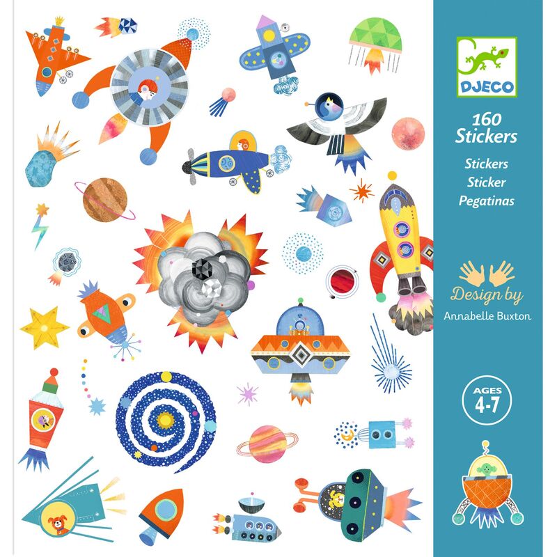 Djeco 160 Sticker Packs (Assorted)