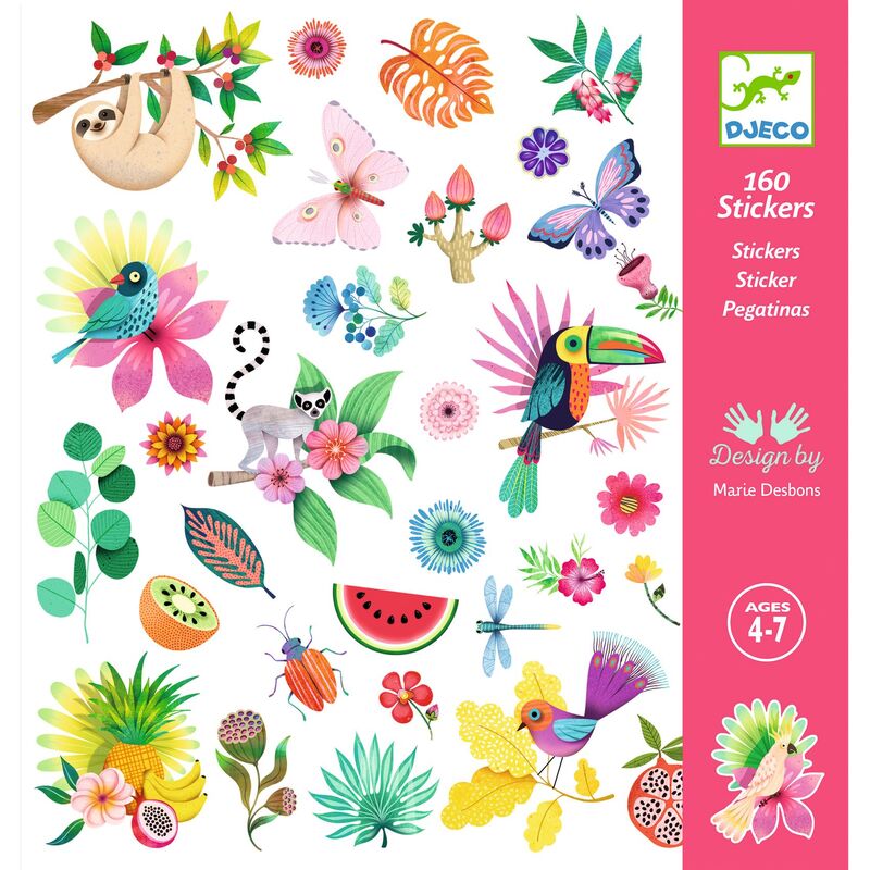 Djeco 160 Sticker Packs (Assorted)