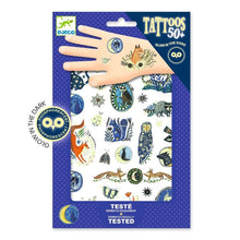 Load image into Gallery viewer, Djeco Temporary Tattoos (Assorted)
