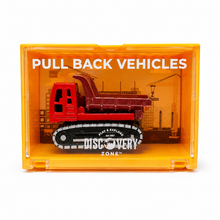 Load image into Gallery viewer, Discovery Zone Pull Back Construction Vehicles (Assorted)
