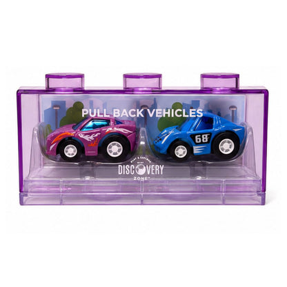 Discovery Zone Pull Back Mini Vehicles 2pack