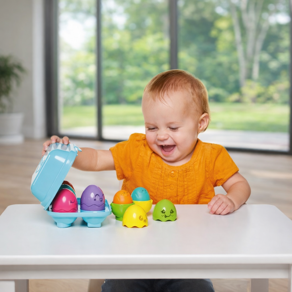 TOMY Hide & Squeak Bright Chicks