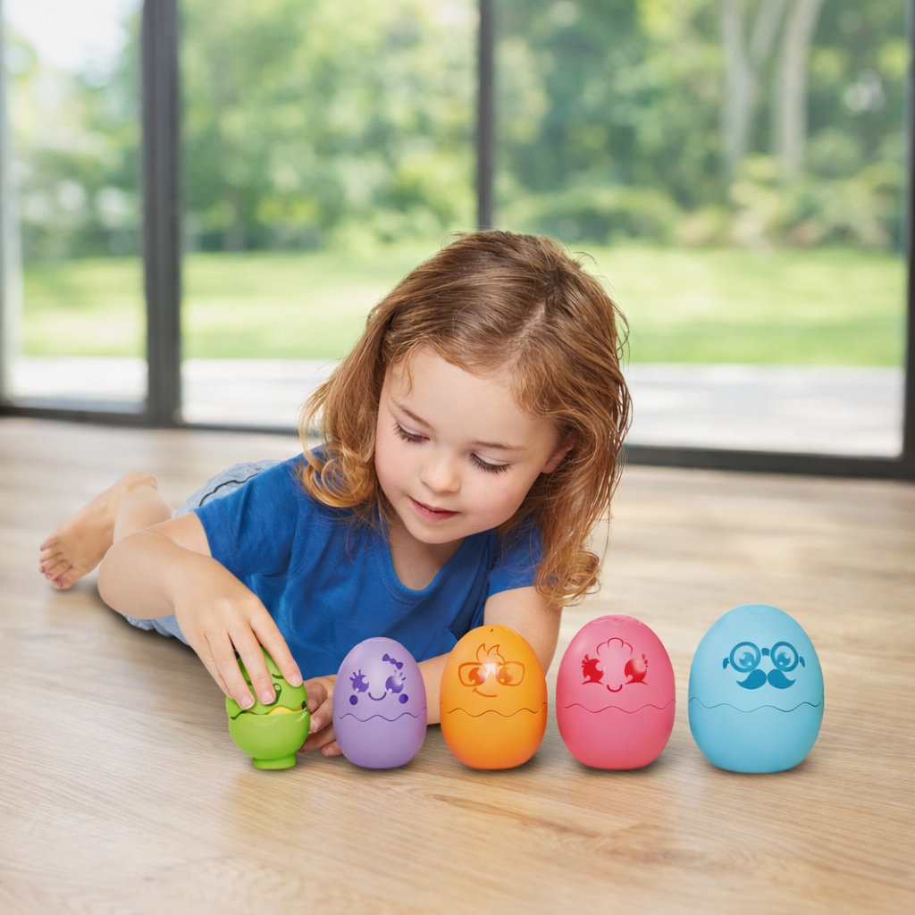 TOMY Hide & Squeak Nesting Eggs