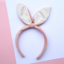 Load image into Gallery viewer, Lauren Hinkley Pink Velvet Bunny Headband
