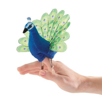 Folkmanis Peacock Finger Puppet