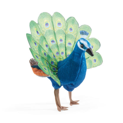 Folkmanis Peacock Finger Puppet