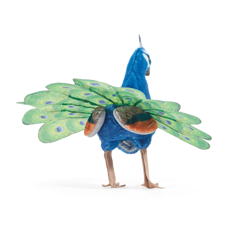 Folkmanis Peacock Finger Puppet