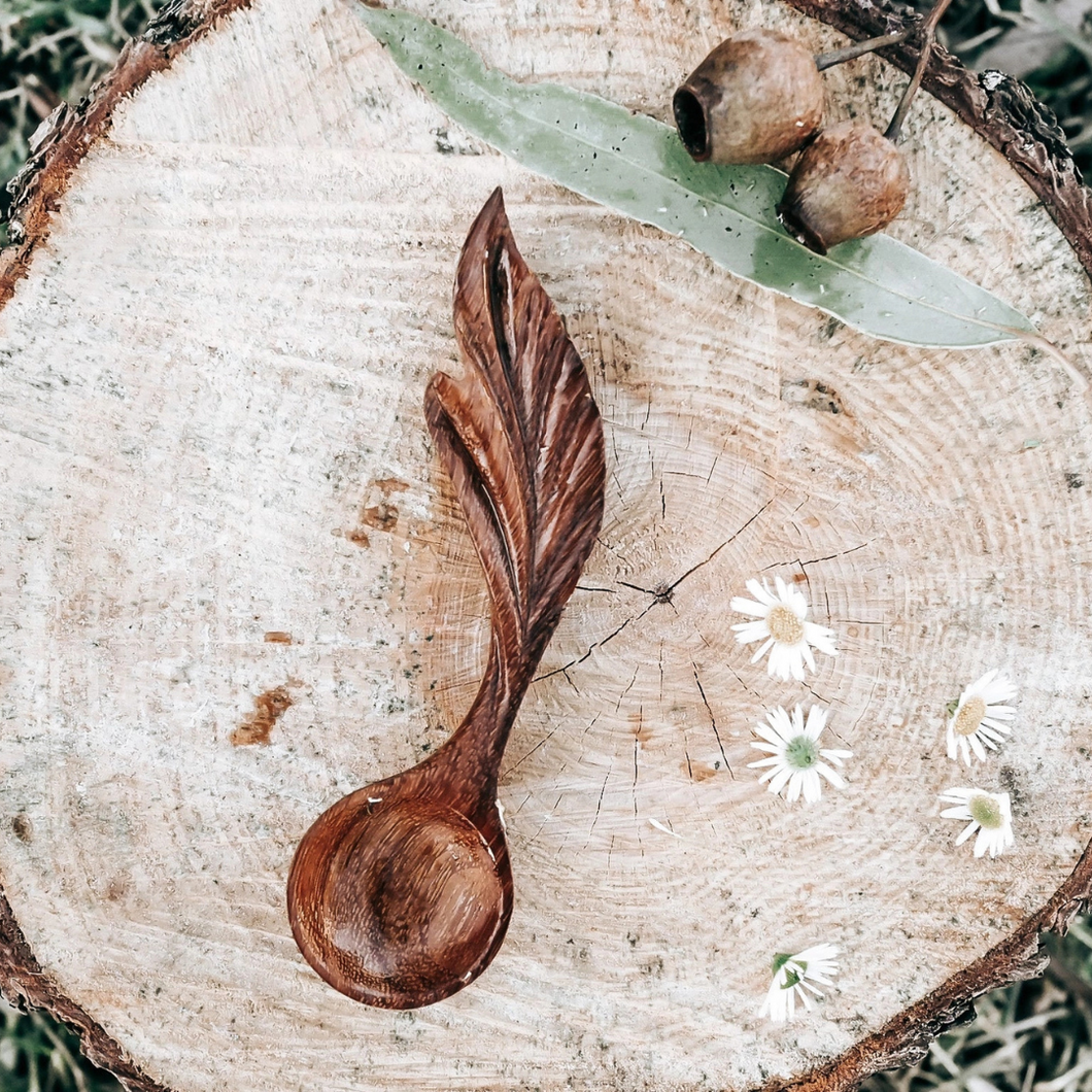 Wooden Floating Leaf Spoon