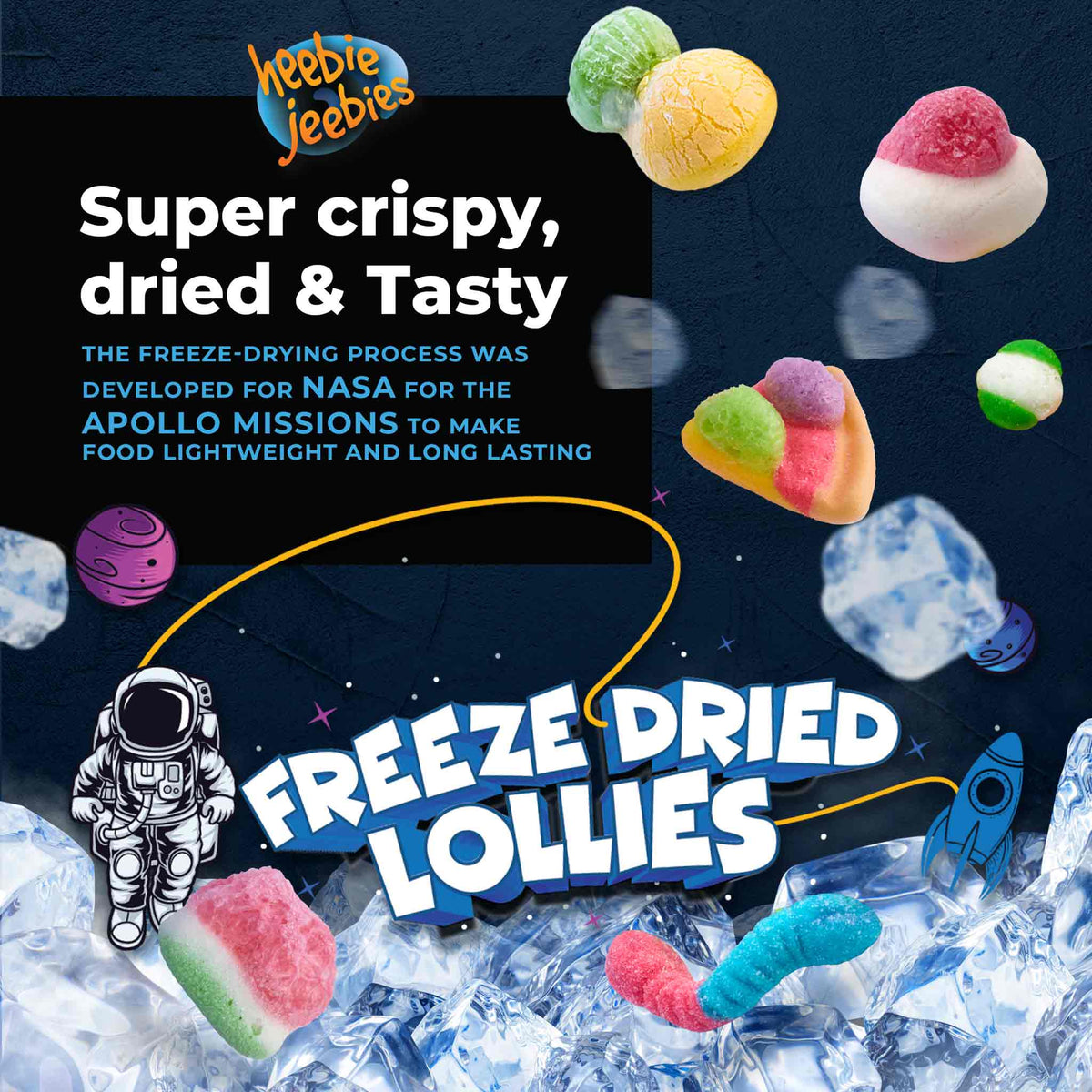 Freeze Dried Lollies (Assorted)