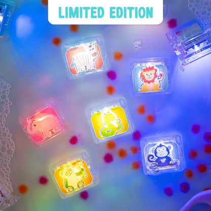 Glo Pals Light-Up Cubes 6pk Zoo Gift Set (Limited Edition)
