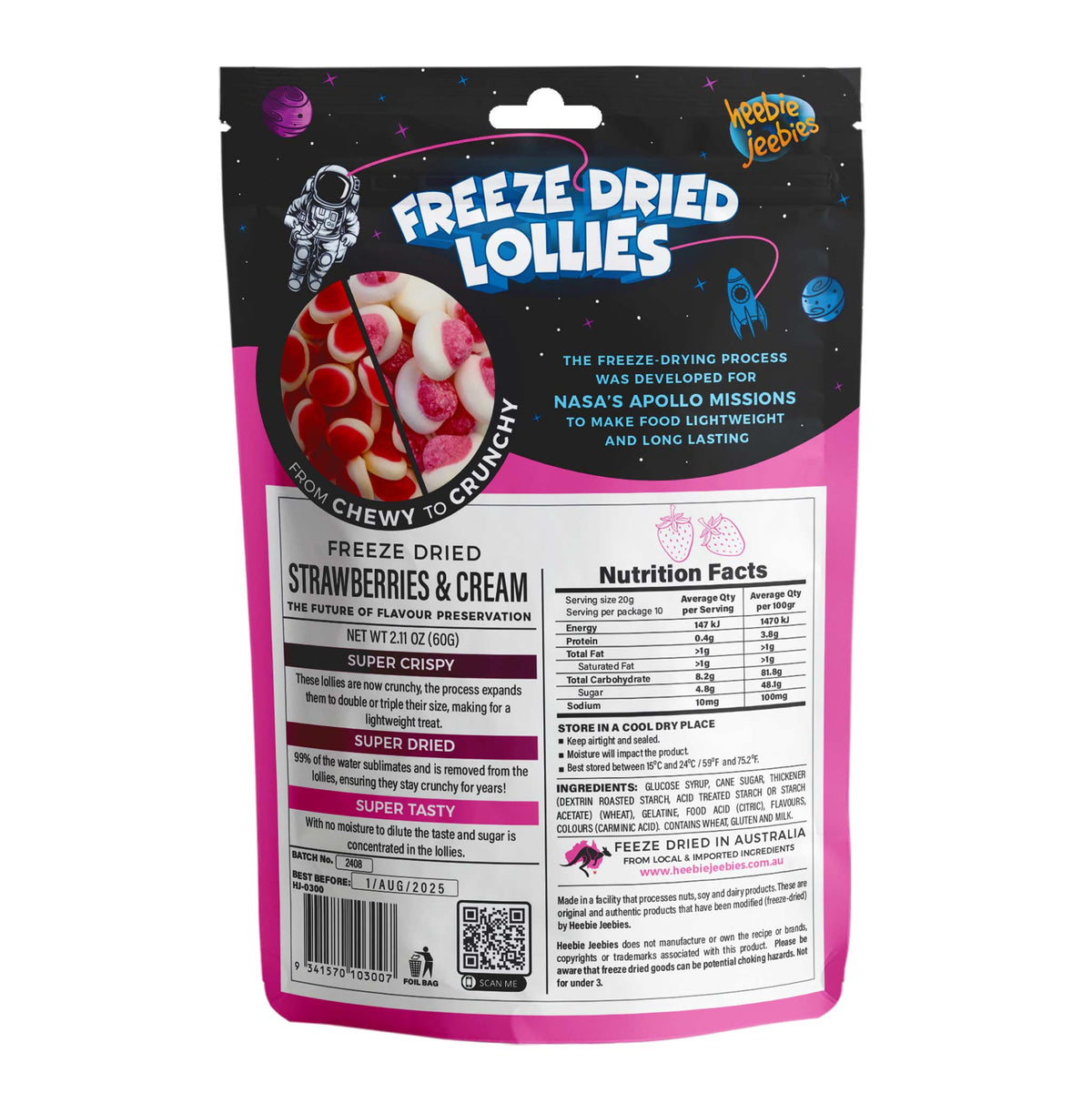 Freeze Dried Lollies (Assorted)
