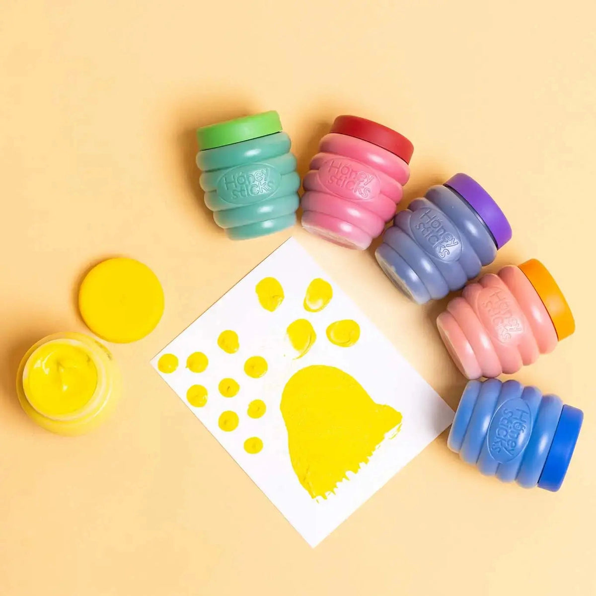 Honeysticks 6pk Finger Paint