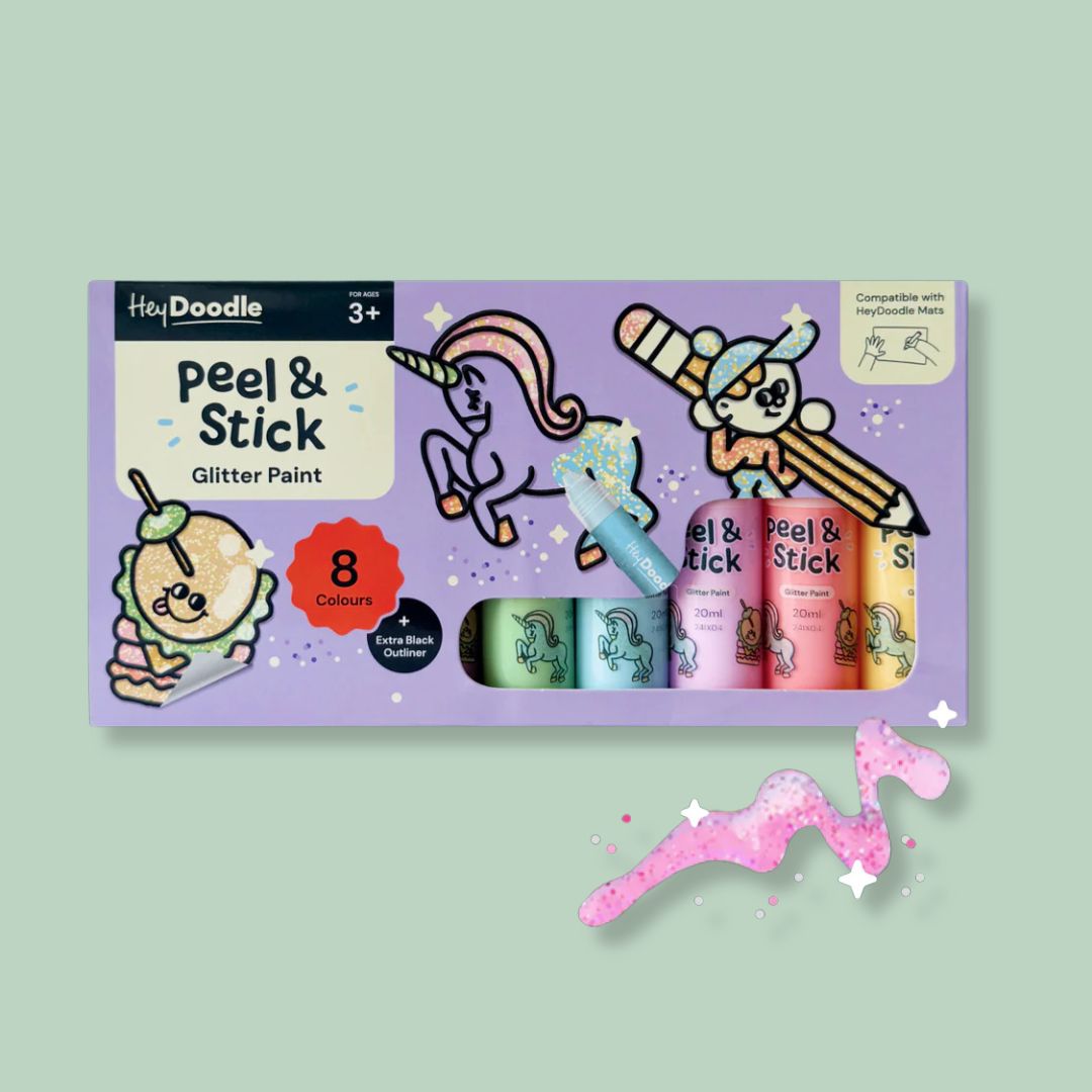HeyDoodle Peel & Stick Glitter Paint