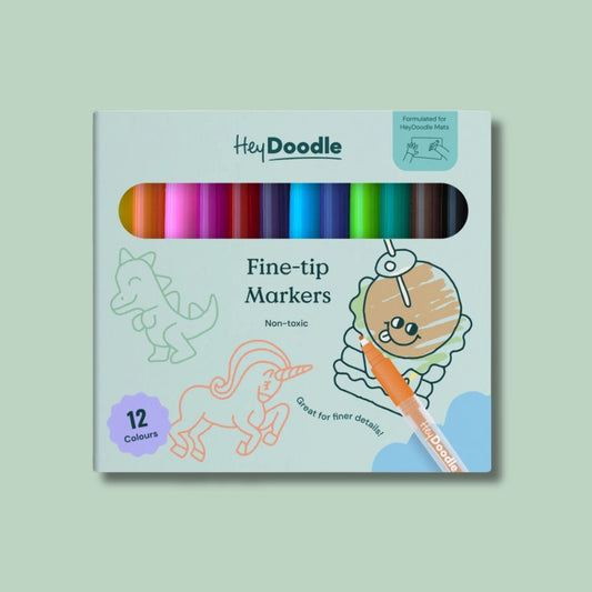 HeyDoodle Fine-Tip Colour Markers