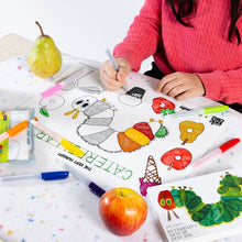 Load image into Gallery viewer, HeyDoodle The Very Hungry Caterpillar Classic Colouring &amp; Doodle Mat
