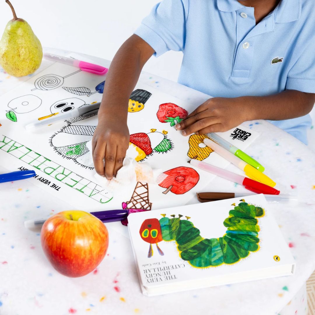 HeyDoodle The Very Hungry Caterpillar Classic Colouring & Doodle Mat