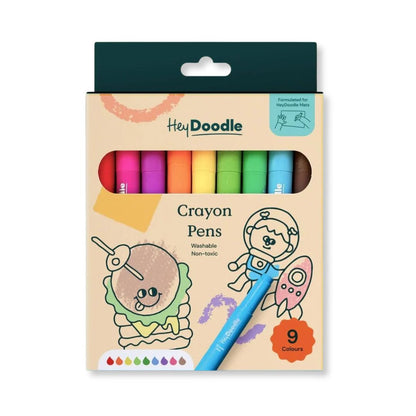 HeyDoodle Washable Crayon Pens