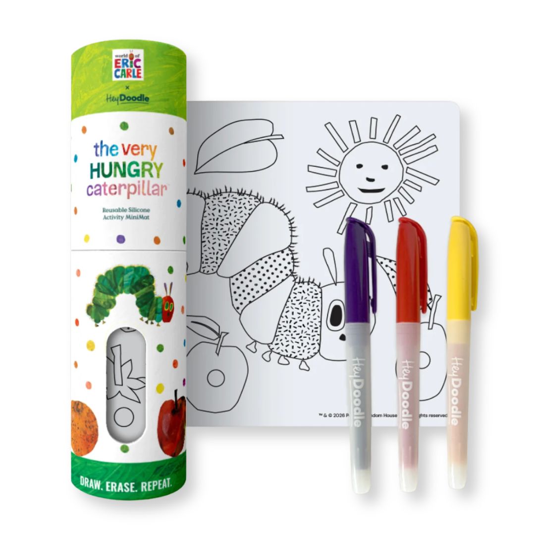 HeyDoodle The Very Hungry Caterpillar Mini Colouring & Doodle Mat