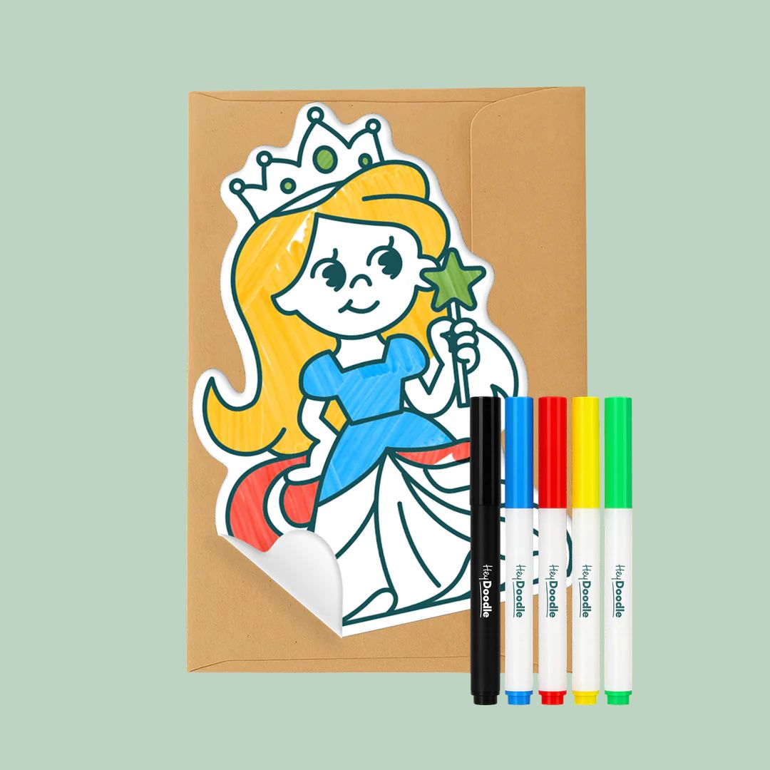 HeyDoodle Forever Greeting Card - Princess Penelope