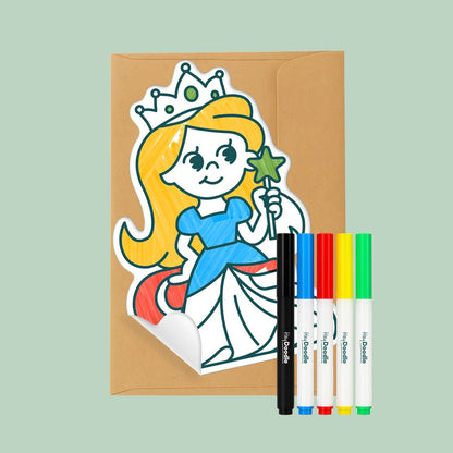 HeyDoodle Forever Greeting Card - Princess Penelope