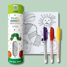 Load image into Gallery viewer, HeyDoodle The Very Hungry Caterpillar Mini Colouring &amp; Doodle Mat
