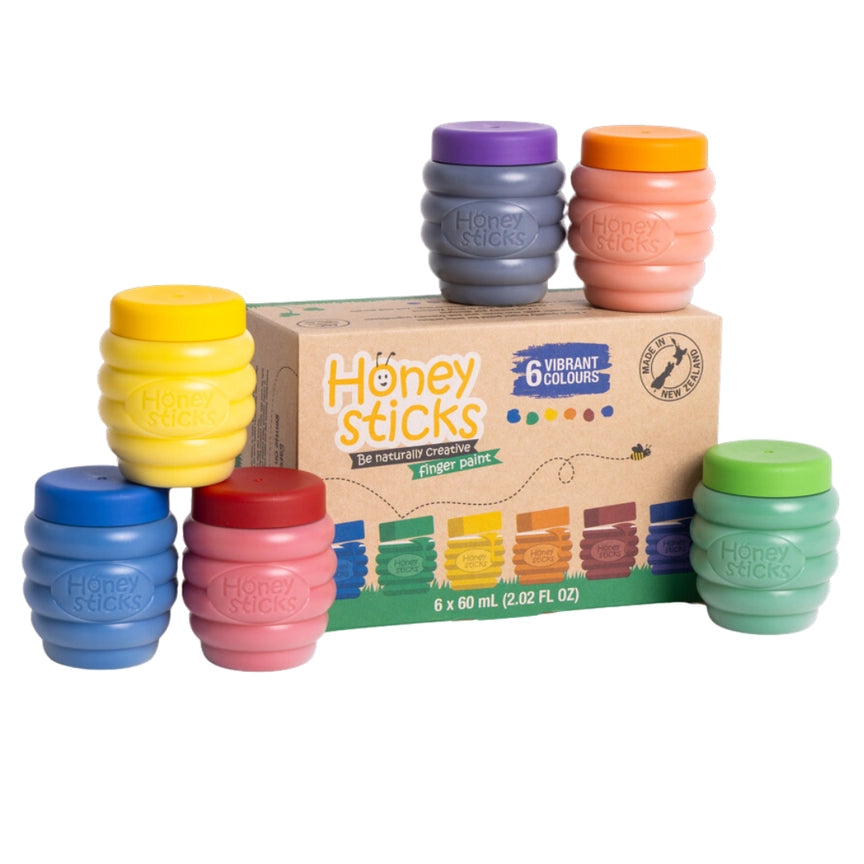 Honeysticks 6pk Finger Paint