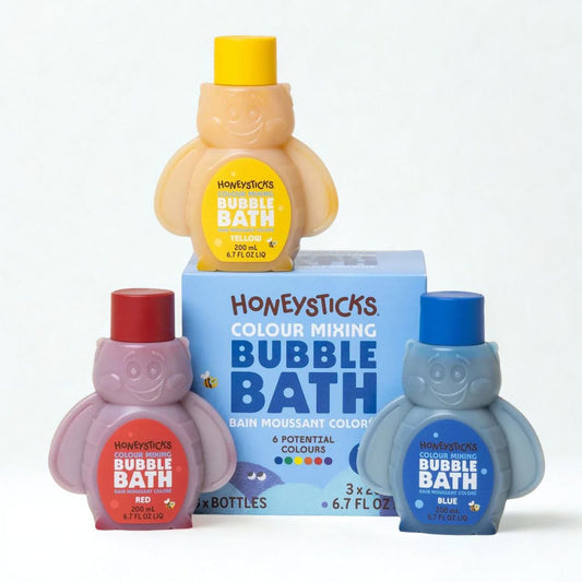 Honeysticks Bubble Bath Colour Mixing 3pk